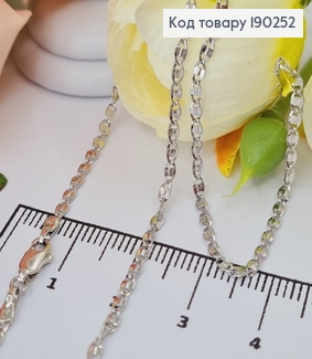 Цепочка родовая овальные пластинки 3мм, длина 45см, Xuping 190252 фото