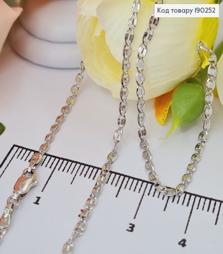 Цепочка родовая овальные пластинки 3мм, длина 45см, Xuping 190252 фото 1