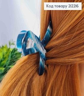 Краб пластик (акрил), ПЕТЕЛЬКА, 8см, Темно-Бирюзового цвета 212216 фото