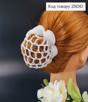 Резинка на гульку біла 251010 фото