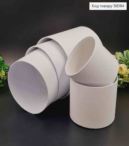 Набор Коробок 5шт, Без крышки, БЕЛАЯ, 17,5*20,5см, 16*18,5см, 14*16,5, 12*14,5, 11*12,5см. 511084 фото 1