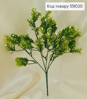 Искусственный цветок мирит белый пластик с 5 веточек 31 см 551020 фото