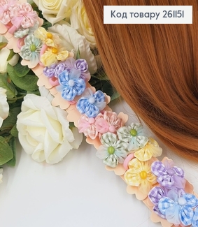 Резинки детские Цветок в клетку 20шт/уп 261151 фото