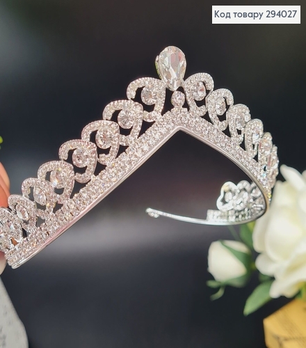 Диадема Свадебная мечта с камнями 294027 фото 1