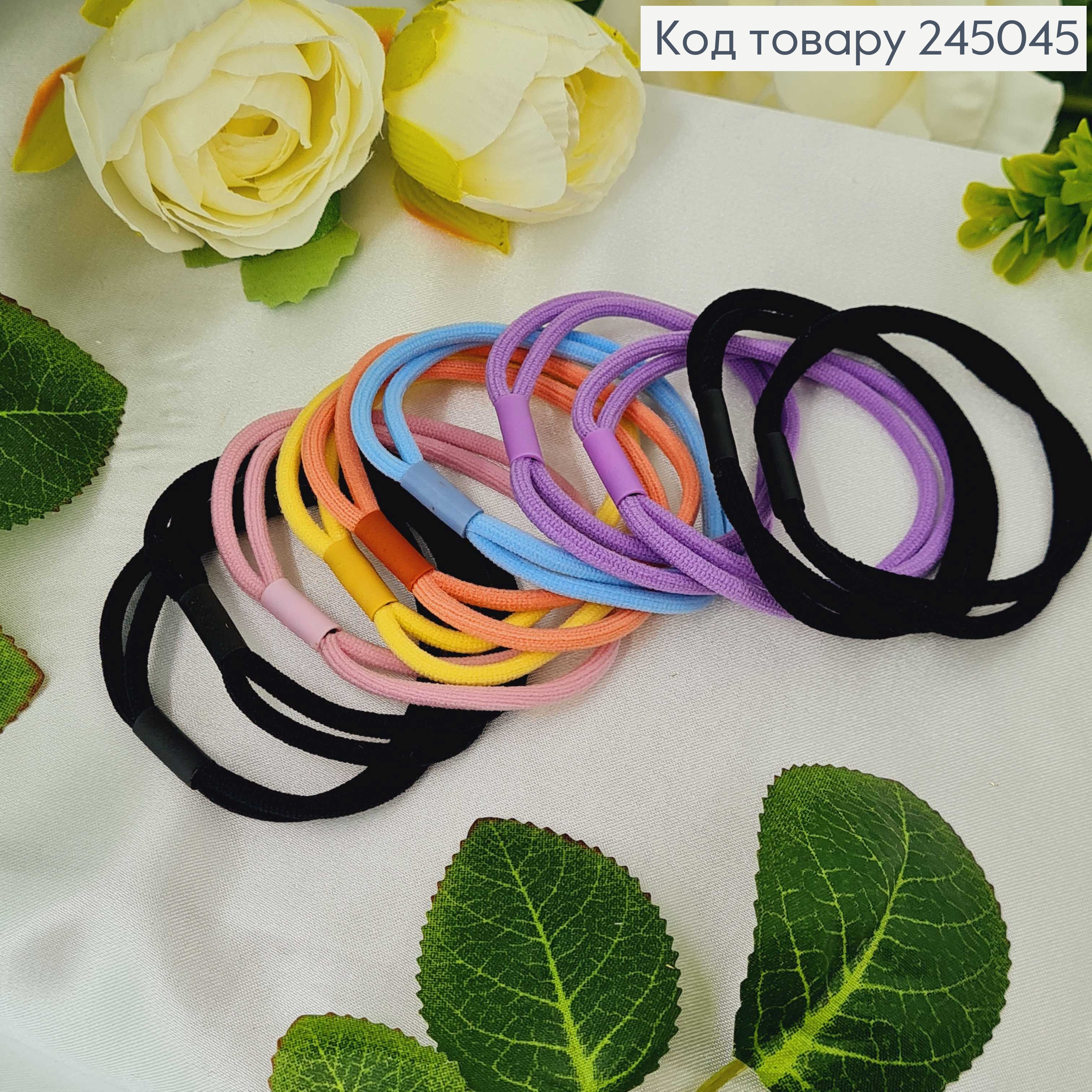 Резинка шнурок двойная в асс. 10 шт / уп. цена за уп. 245045 фото 2