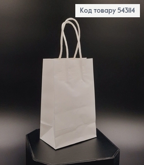 Пакет БЕЛЫЙ , крафтовий малый 17*12см 543114 фото