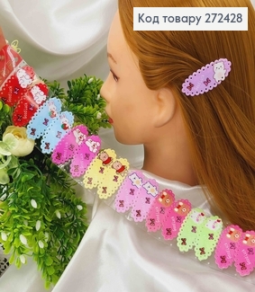 Набір дитячих заколок тік-так, Фігурні з милими Овечками, 20шт/уп 272428 фото