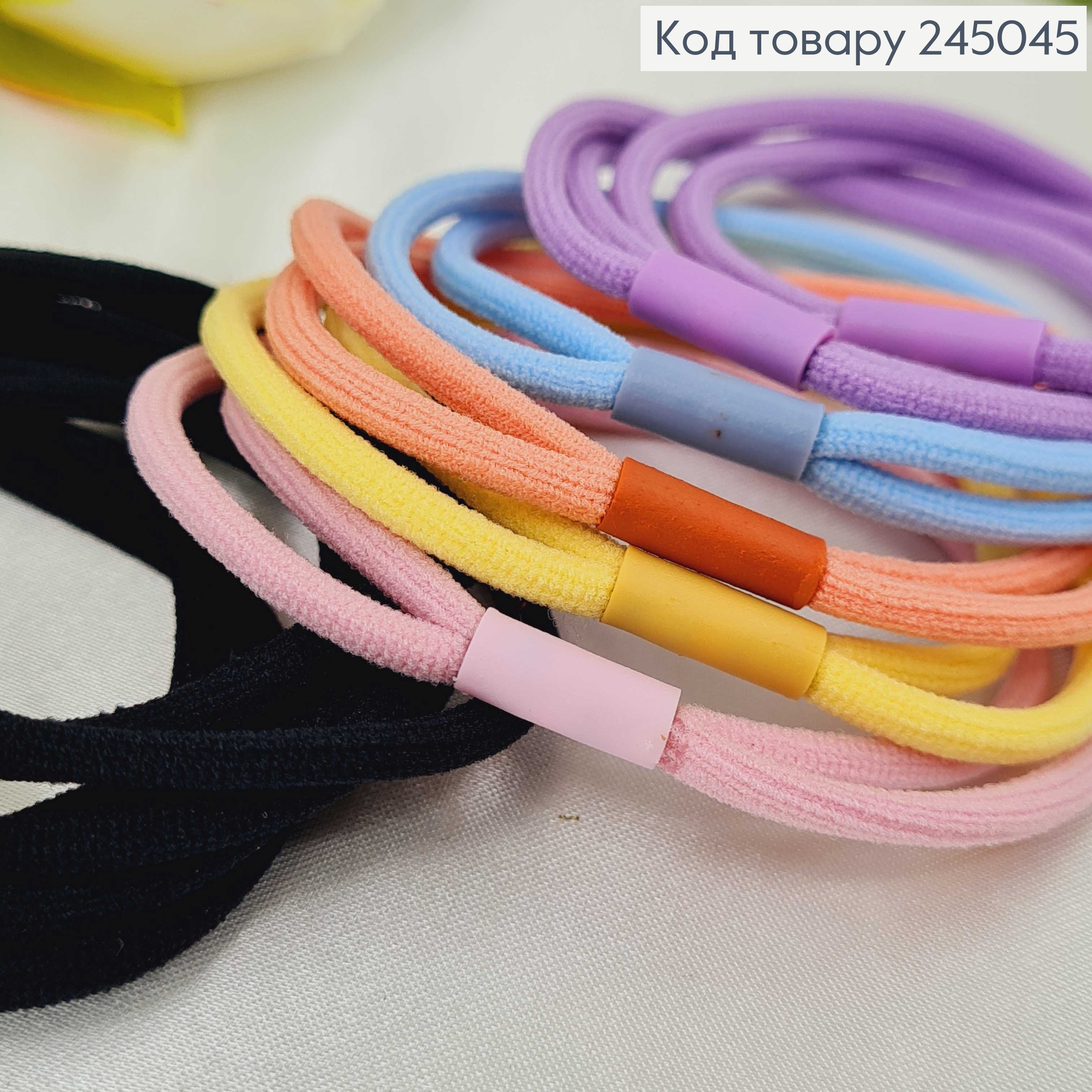 Резинка шнурок двойная в асс. 10 шт / уп. цена за уп. 245045 фото 1