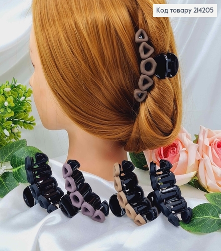 Краб каучук, черный, с цветными фигурками, в ассорт. 7,5см 214205 фото 1