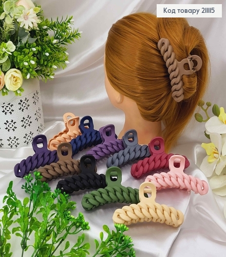 Краб каучук, матовая цепочка, 10,5см, цвета в ассорт. 211115 фото 1