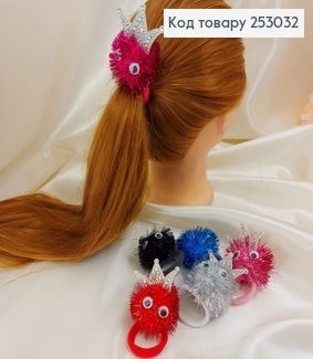 ¶Резинка детская Пушок корона блеск в ас 253032 фото