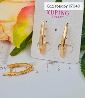 Серьги стрелы, классические, 2,5см Xuping 18K 117040 фото