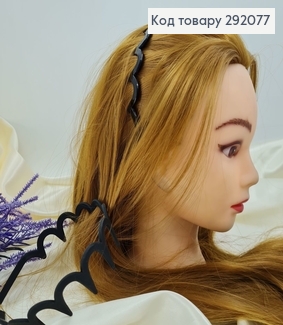 Обруч гребень каучук в асс. 292077 фото