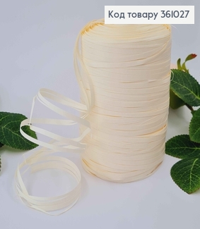 Рафия в мотке, МОЛОЧНАЯ, 200метров, производитель Польша 361027 фото