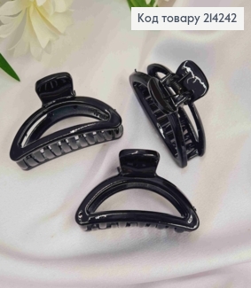 Краб пластик, глянцевый Дугой, 5см, Черного цвета 214242 фото