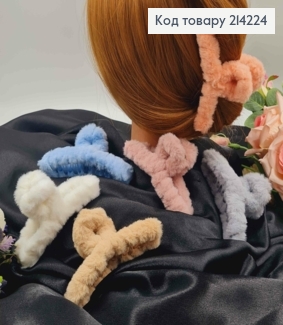 Краб пластик, петелька, с пушком, 11,5см, цвета в ассорт. 214224 фото