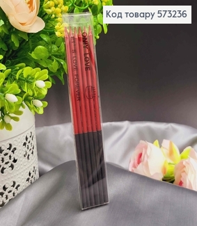 Свечи для торта, Красные металлики+Черное с надписью, 14см 573236 фото