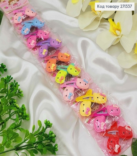 Набор детских заколок "Хелоу Китти" 20шт/уп. 271337 фото 1