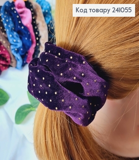 Резинка велюр об"ємна (5-12см) з блискітками  в асорт. 241055 фото
