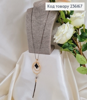 Підвіска з чотирилистником в оправі   70 см 236167 фото