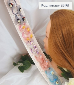 Резинка дитяча Мультяшні герої, 20шт/уп. 261161 фото