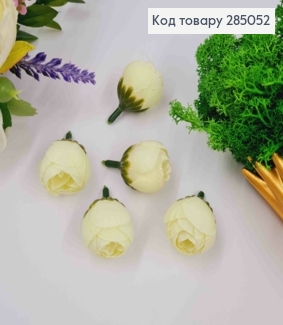 Искусственное приложение Роза цвета АИВОРИ, 2,5*3см 285052 фото