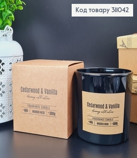 Аромасвечи BISPOL Кедрового дерева ваниль 300 г/40 годин 311042 фото