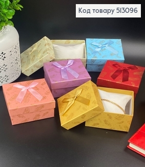 Коробка "Перышко" для часов, 8х5,5х8см,в ассорт. 513096 фото