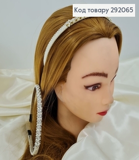 Обруч металл с жемчужин и камней 292065 фото