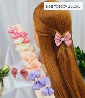 Набор резинок (10шт) БАНТИК репс 2,5см, размер 7*5см, в ассортименте, УКРАИНА 262310 фото