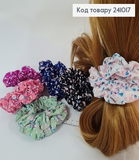 Резинка ткань объемная Happy в асс. 241017 фото