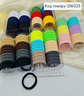 Резинка микрофибра Китай 4 см №1 24 шт/уп  в асс 256023 фото