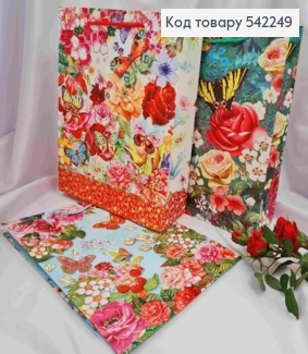 Пакет бумажный, "Летний Пейзаж", 32*26*12см в ассортименте 542249 фото