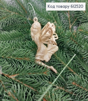 Новогодняя фигура Блеск Фея на цветку КАПУЧИНО, 11*10см, Украина 612520 фото