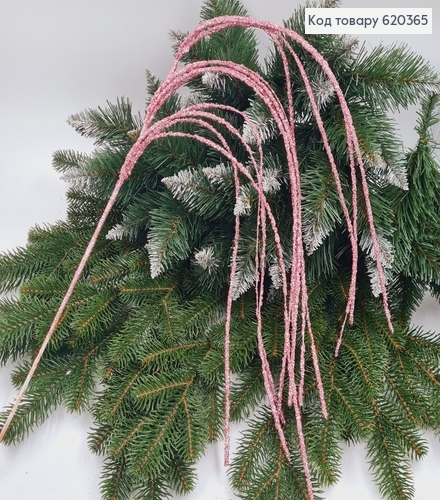 Гілочка декоративна РОЖЕВА блиск, 100см 620365 фото 1