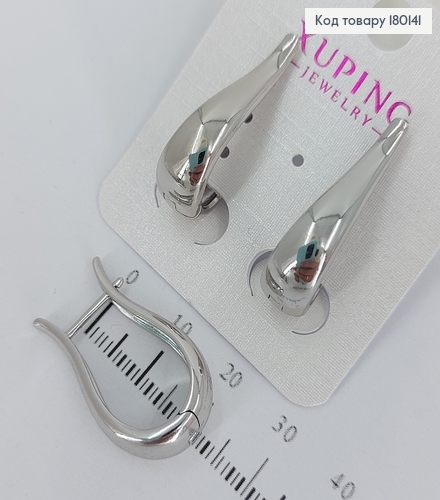 Серьги  медицинское золото Xuping 180141 фото 1