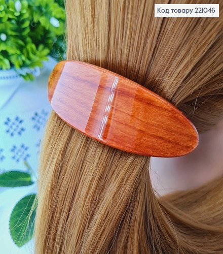 Заколка автоматик 10см Дуга  Имитация дерева  в ассорт.. 221046 фото 2