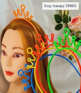 Обруч пластик Корона, в ассорт. 291160 фото
