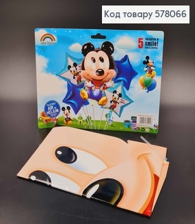 Набор фольгированных шаров "Мики Маус", 4шт+1шт(Мики 32") 578066 фото