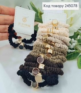 Набір резинок, 2шт. кольори в асорт., з бусинкою  Кружочком 245078 фото