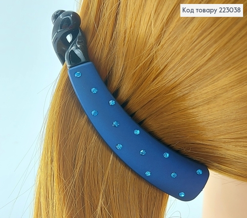 Заколка банан 11 см с камнями в асс. 223038 фото 5