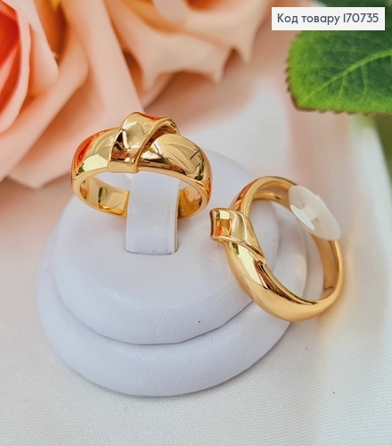 Кольцо "Узелок" Xuping 18K 170735 фото 1