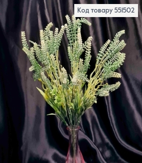 Искусственная композиция "ЛАВАНДА", Белого цвета, 7веточек, высота 38см 551502 фото