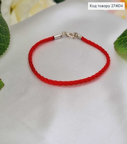 Красный шнурок ОБЕРЕГ, длина 20см 274104 фото 1