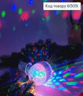 Лампа двухсторонняя вращающаяся  цветная 613051 фото