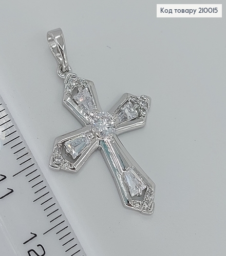 Крестик 2,5*2см медицинское золото Xuping 210015 фото 1