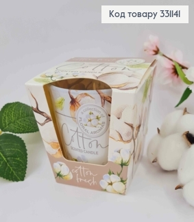 Аромасвічка стакан, FROLAL AROMAS, Coton, 115г/ 30год., Польща 331141 фото