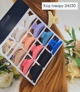 Краб пластик, фактурный, 4см, цвета в ассорт. 214230 фото