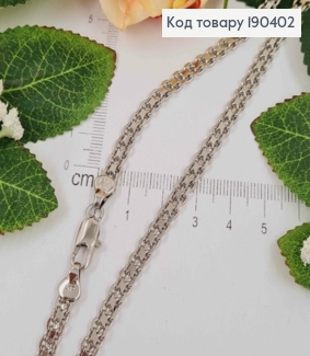 Цепочка родовая, плетение французский бисмарк, шир.5мм. дл. 50 см, Xuping 190402 фото