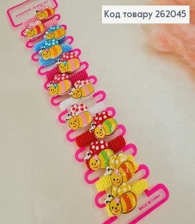 Резинка детская с букашкой 12 шт / уп. 262045 фото